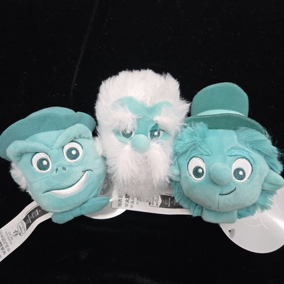 Disney Create Your Own Headband Set 3 Hitchhiking Ghosts Haunted Mansion Plush